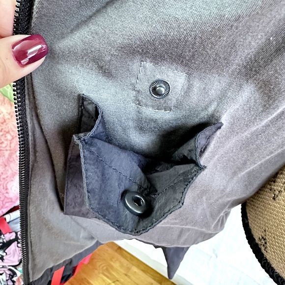 Cole Haan Men's Hooded Jacket SZ M Black Lined Windbreaker Soft Hooded Full Zip - Picture 12 of 16